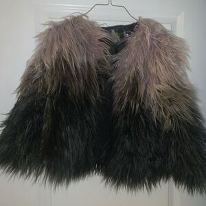 Faux Fur Ombre Vest